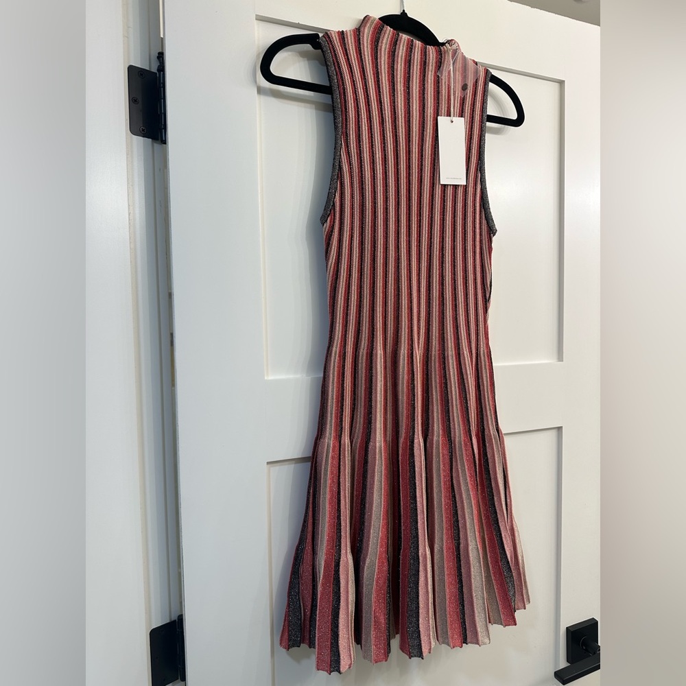 VICI Striped Metallic Knit Mini Dress - Picture 5 of 12